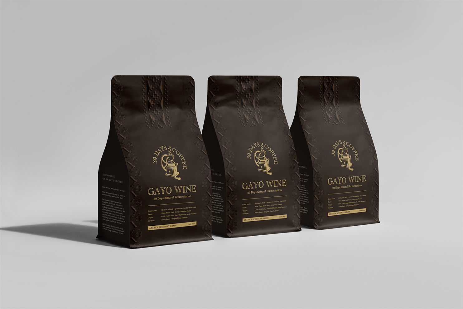 39 days Coffee Gayo Wine — Roasted Beans